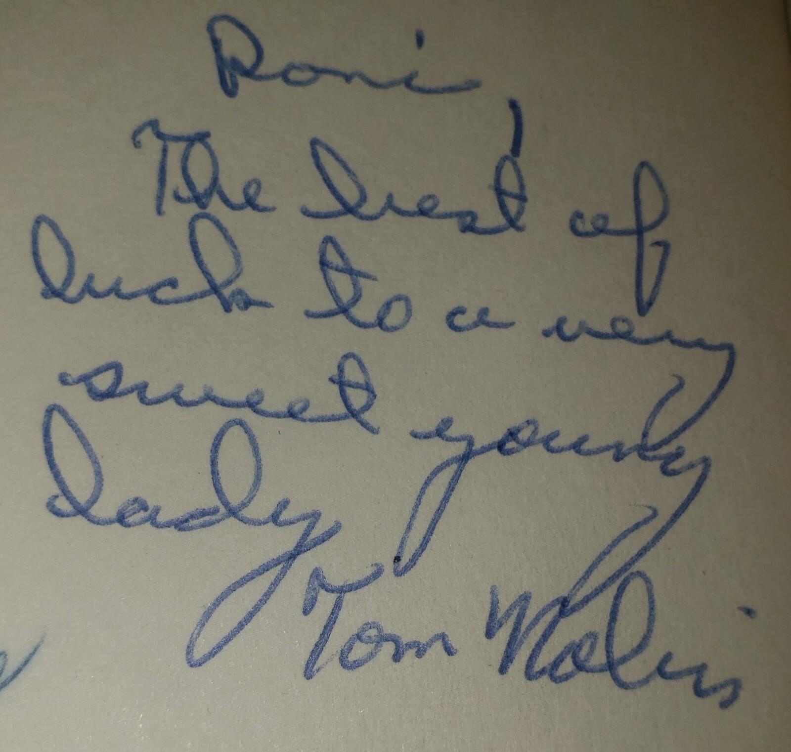 TOMMY NOBIS SIGNED SR. HIGH SCHOOL YEARBOOK SAN ANTONIO TEXAS LONGHORNS FALCONS