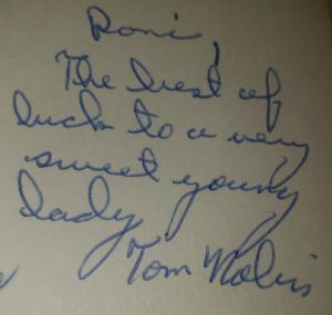 TOMMY NOBIS SIGNED SR. HIGH SCHOOL YEARBOOK SAN ANTONIO TEXAS LONGHORNS FALCONS