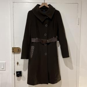 Vintage Mackage Women’s Long Coat Jacket Sz L Brown