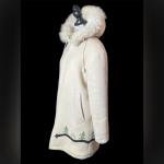 Vintage Hudson’s Bay Company One Hundred Percent Wool Coat with Fur Trim