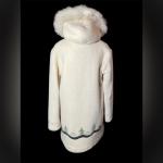 Vintage Hudson’s Bay Company One Hundred Percent Wool Coat with Fur Trim