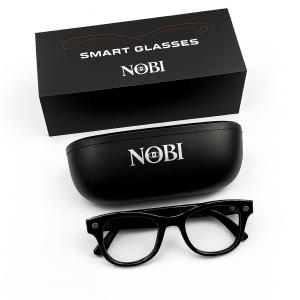 NOBI GS5 Max | AI Smart Glasses | 8MP Sony Camera | HD Video| Clear & Sun Lenses