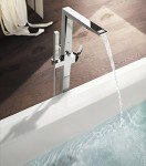 GROHE 23119000 Allure Brilliant Floor-Mounted Tub Filler, Starlight Chrome
