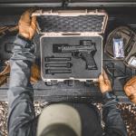 NANUK 910 Waterproof Hard Case with Foam Insert for Pistol Optic Ready, Olive