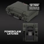 NANUK 910 Waterproof Hard Case with Foam Insert for Pistol Optic Ready, Olive