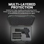 NANUK 910 Waterproof Hard Case with Foam Insert for Pistol Optic Ready, Olive