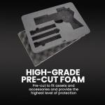 NANUK 910 Waterproof Hard Case with Foam Insert for Pistol Optic Ready, Olive