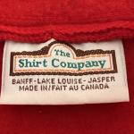 Vintage Banff Canada Red Fleece 1/4 Zip Pullover Size