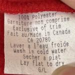 Vintage Banff Canada Red Fleece 1/4 Zip Pullover Size