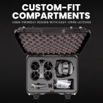 NANUK 925 DJI™ Avata 2 Fly More Combo - Waterproof Hard Case with Drone Foam Insert, Crushproof, Portable Travel Case, Made in North America - Black (18.7" x 14.8" x 7")