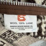 Canadian Sweater Company Cowichan Cardigan L/XL Totem Ski Shop 100% Wool