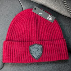 Nobis Emer Unisex Tailored Chunky Knit Beanie Rio Red Ribbed Beanie O/S