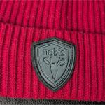 Nobis Emer Unisex Tailored Chunky Knit Beanie Rio Red Ribbed Beanie O/S