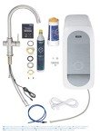GROHE Blue Home Duo Starter Kit - Kitchen Mixer Tap for Filtered, Chilled and Sparkling Water (Wifi Includes Cooler Unit, Filter and Co2 Carbonization Bottle), Stainless Steel Look 31455DC1