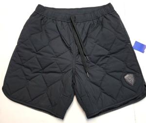 NOBIS Performance Quilted Shorts Men MEDIUM M Poly Blend BLACK Lined Drawstrings