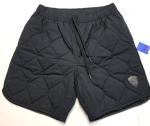 NOBIS Performance Quilted Shorts Men MEDIUM M Poly Blend BLACK Lined Drawstrings