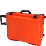 NANUK Waterproof Hard Case with Wheels and Foam Insert - Orange