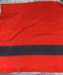 Vintage Hudson's Bay Company Red Wool Point Blanket Camp Stripe 90x72" England