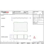 NANUK Waterproof Hard Case with Wheels and Foam Insert - Orange