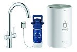 GROHE 30058001 Red 2.0 Duo Boiler, 4 Litre, Chrome