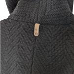 Mackage Virgin Wool Herringbone Black Knit Long Coat XS
