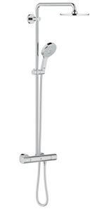 GROHE Duschsys. Rainshower 210 P&S 27967 mit Thermostat/KB 210mm/HB Power&Soul C Chrom