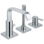 GROHE 19302000 Allure Roman Tub Filler with Hand Shower, Starlight Chrome