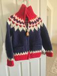Canadian Sweater Company 100% Wool Knit Cardigan Women's Size XS Made In Canada