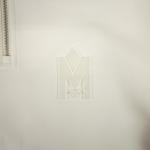 Mackage Lizia-O Cropped Pullover Sweatshirt In Cream Quarter Zip Women's Size S