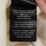 Mackage Lizia-O Cropped Pullover Sweatshirt In Cream Quarter Zip Women's Size S