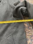 Vintage 40s Hudson's Bay Company Wool Cashmere Over Coat Gray Large Blanket Rare