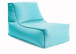 Gouchee Home Alpine Outdoor/Indoor Bean Bag Lounger Chair with Back Rest Filling Included for Patio and Outdoors Peacock
