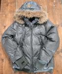 MACKAGE WOMEN DUCK DOWN COAT FUR HOOD Size L / 42