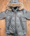 MACKAGE WOMEN DUCK DOWN COAT FUR HOOD Size L / 42