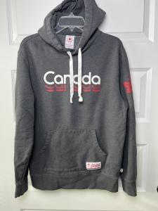 Team Equipe Canada Official Olympic Hoodie Sweatshirt  Pullover Unisex Sz M 