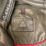 Atelier Noir Division Pe Rudsak Puffer Jacket Womens L Brown Down Faux Fur Trim