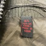 Atelier Noir Division Pe Rudsak Puffer Jacket Womens L Brown Down Faux Fur Trim