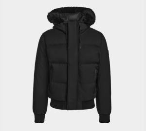 Rudsak Dallas Mens Down Bomber M size with Removable Faux Fur  MSRP $599