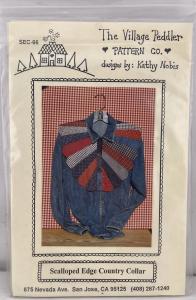 Scalloped Edge Country Collar The Village Peddler Sewing Pattern Kathy Nobis