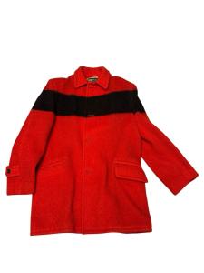 Vintage Hudson’s Bay Company Red/Black Point Blanket Coat Sz Large See Pics