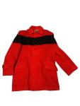 Vintage Hudson’s Bay Company Red/Black Point Blanket Coat Sz Large See Pics