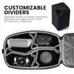 Nanuk N-PVD Messenger Bag for Camera and Drone, Black - 15L