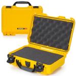 NANUK 909 Travel Hard Case with Customizable Cubed Foam – Waterproof Camera Case, 12.6” x 9” x 4.4”, Lightweight, Lockable, Dustproof, Impact-Resistant & Durable Protective Case – Yellow