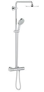 GROHE Duschsys. Rainshower 210 P&S 27967 mit Thermostat/KB 210mm/HB Power&Soul C Chrom