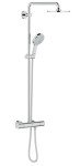 GROHE Duschsys. Rainshower 210 P&S 27967 mit Thermostat/KB 210mm/HB Power&Soul C Chrom