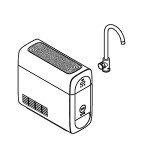 GROHE Blue Home Mono Starter Kit - Pillar Tap for Filtered, Chilled and Sparkling Water (Includes Cooler Unit, Filter and Co2 Carbonization Bottle), High Swivel C-Spout, Chrome 31498001