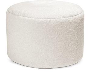 Gouchee Home Dotcom Woolly Bean Bag Pouf 20" Dia x 12" h