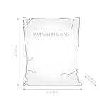 Gouchee Home Swimming Bag Bean Bag Lounger and Floater for Pools and Backyards Grey