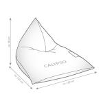 Gouchee Home Calypso Bean Bag Chair Lounger Boho MCM with Filling, Grey, X-Large