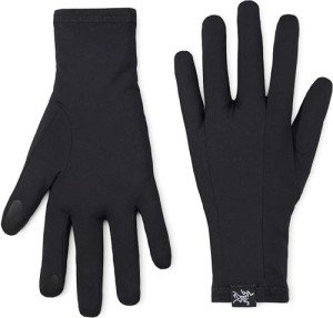 Arc'teryx Rho Gloves | Moisture-Wicking, Versatile, Medium Black